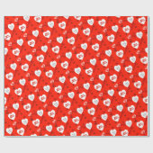 Echte Liefde Valentijnsdag Gift Wrap Inpakpapier (Vlak)