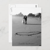 Echte liefde voor altijd briefkaart (Voorkant / Achterkant)