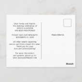 Echte Liefde Wacht Uitgestelde Huwelijk Ansichtkaa Briefkaart (Achterkant)