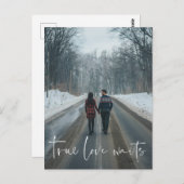 Echte Liefde Wacht Uitgestelde Trouwdatum Ansichtk Briefkaart (Voorkant / Achterkant)