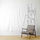 Echte Liefde Wachtte Tijdens Een Pandemische Bruil Wandkleed (In Situ (horizontaal))