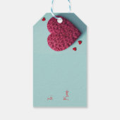 Echte Liefdesbloemhart - Cadeaulabel (Achterkant)