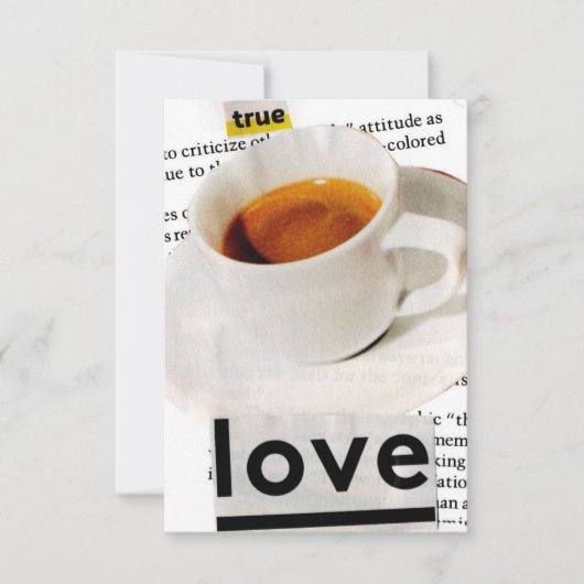 Echte Liefdeskaart Bedankkaart (Voorkant)