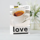 Echte Liefdeskaart Bedankkaart (Staand voorkant)