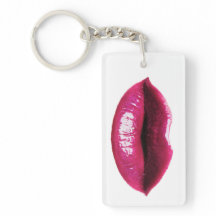 Echte lippen Sleutelhanger