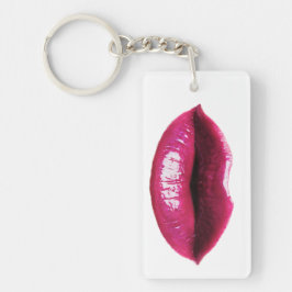 Echte lippen Sleutelhanger
