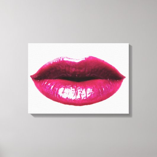 Echte LIps verpakte canvas 20x14" (Voorkant)