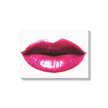 Echte LIps verpakte canvas 20x14"