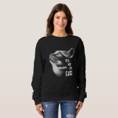 Echte mam Love Cats Moeder Day Trui (Voorkant volledig)