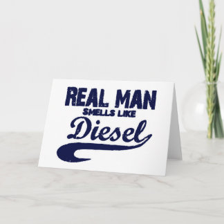 Echte man feestdagen kaart