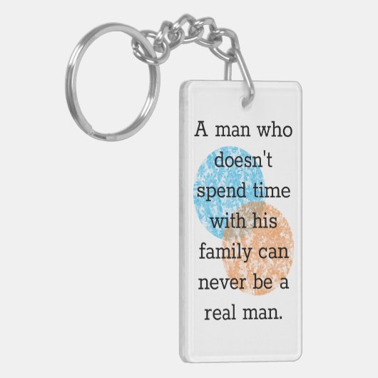 Echte Man Sleutelhanger (Voorkant Links)