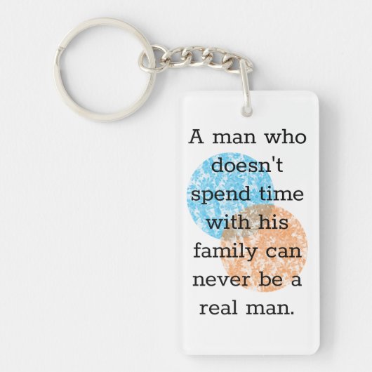 Echte Man Sleutelhanger (Voorkant)