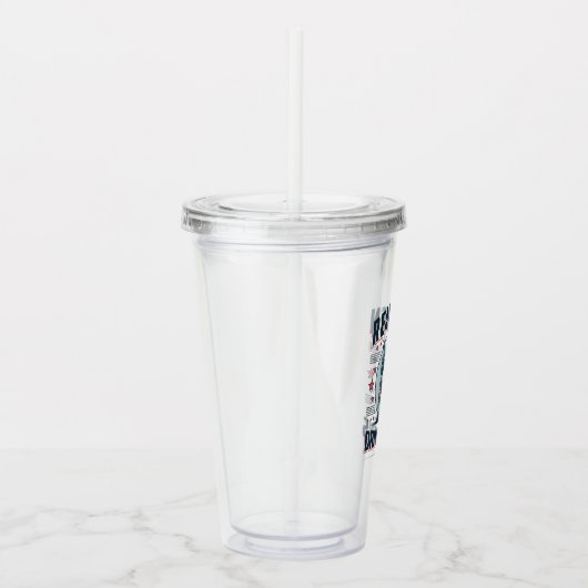 Echte mannen acryl drinkbeker (Rechts)