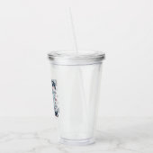 Echte mannen acryl drinkbeker (Links)