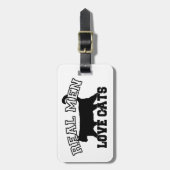 Echte Mannen Bagagelabel (Voorkant verticaal)