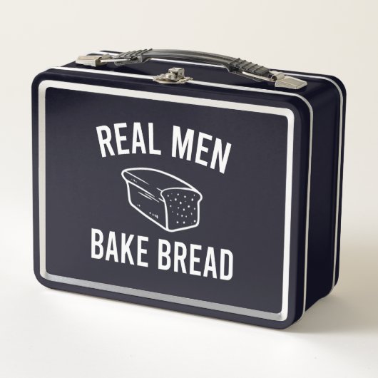 Echte Mannen Bak Bread - Grappig Baking Design (Voorkant)