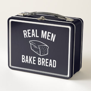 Echte Mannen Bakken Brood - Grappig Bakontwerp