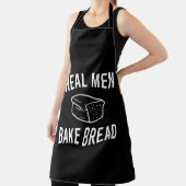 Echte Mannen Bakken Brood - Grappig Bakontwerp Schort (Insitu)