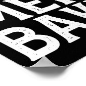 Echte Mannen Bakken - Grappig Bakken Poster (Hoek)