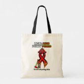 ECHTE MANNEN BESTRIJDEN BRANDEN TOTE BAG (Achterkant)