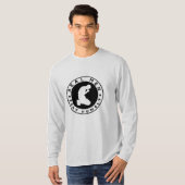 Echte Mannen bidden nederig lange mouw Shirt (Voorkant volledig)