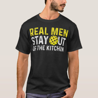 Echte Mannen blijven uit de keuken. T-shirt