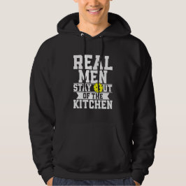 Echte Mannen blijven weg uit de keuken. Hoodie