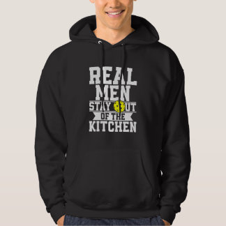 Echte Mannen blijven weg uit de keuken. Hoodie