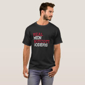 Echte Mannen Boycott Rodeo's - Anti Rodeo Protest  T-shirt (Voorkant volledig)