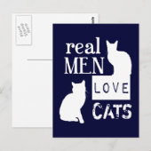 Echte Mannen Briefkaart (Voorkant / Achterkant)