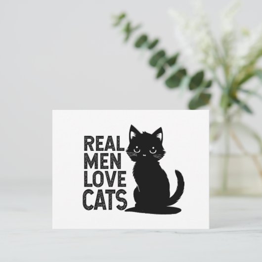 Echte Mannen Briefkaart (Staand voorkant)
