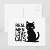 Echte Mannen Briefkaart (Voorkant / Achterkant)