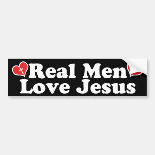 Echte Mannen Bumpersticker