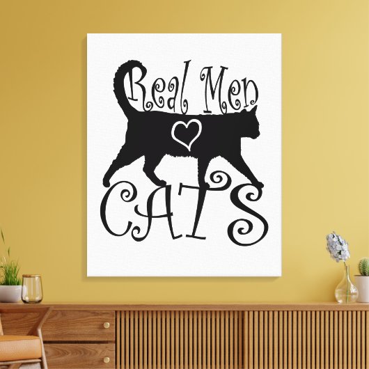 Echte Mannen Canvas Afdruk (Insitu (Woonkamer))