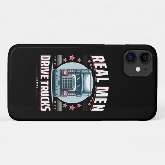 Echte mannen Case-Mate iPhone case (Achterkant (horizontaal))