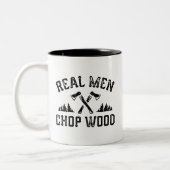 Echte Mannen Chop Wood Tweekleurige Koffiemok (Links)