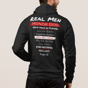 Echte Mannen: Christelijke superlijst van vader Hoodie
