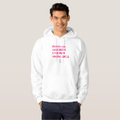 Echte Mannen Coach Girls-Basketball Hoodie (Voorkant volledig)