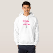 Echte Mannen Coach Girls-Volleyball Hoodie (Voorkant volledig)
