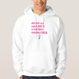 Echte Mannen Coach Girls-Volleyball Hoodie