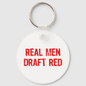 Echte Mannen Concept Red Sleutelhanger (Voorkant)