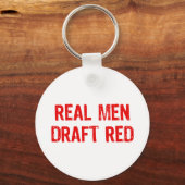 Echte Mannen Concept Red Sleutelhanger (Voorkant)