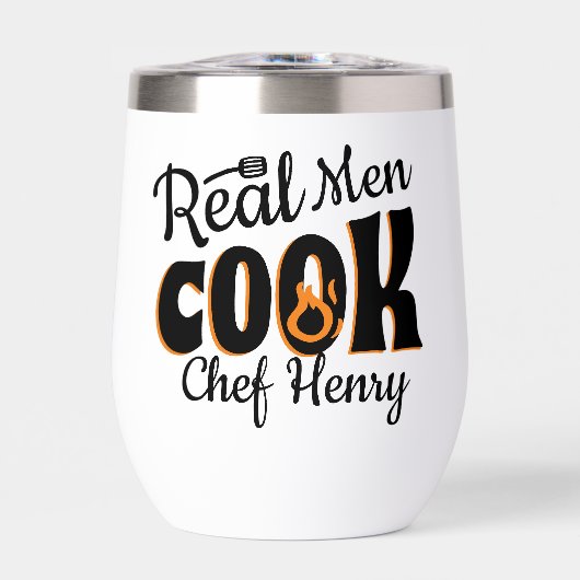 Echte Mannen Cook Black (Voorkant)