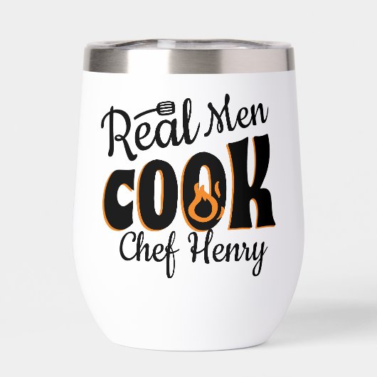 Echte Mannen Cook Black (Achterkant)