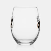 Echte Mannen Cook Black Wijnglas Zonder Voet (Rechts)