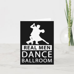 Echte Mannen Dans Ballroom Shirt Ballroom Dans Voo Kaart
