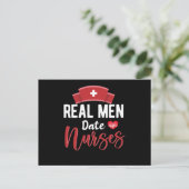 Echte mannen daten verpleegsters- waardering voor briefkaart (Staand voorkant)