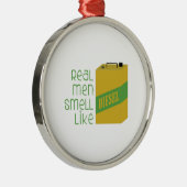 Echte Mannen die lekker lijken Metalen Ornament (Rechts)