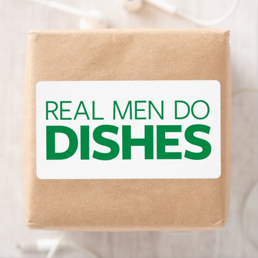 Echte Mannen doen hun brood Etiket (Insitu)
