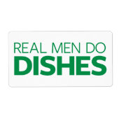 Echte Mannen doen hun brood Etiket (Voorkant)